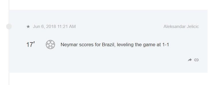 Live Blogging the FIFA World Cup