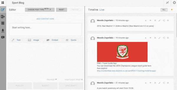 4 Features to Cover Sports Like a Champion with Live Blog