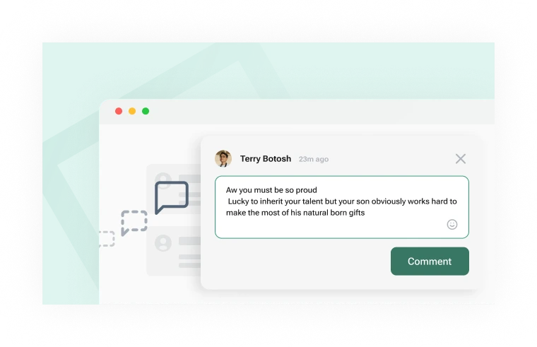 Comments feature in Live Blog for cultural events