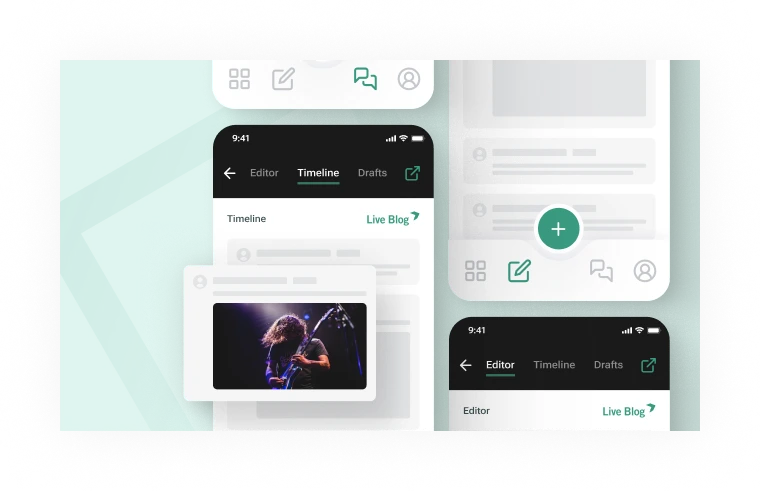Reporter App feature in Live Blog for cultural events
