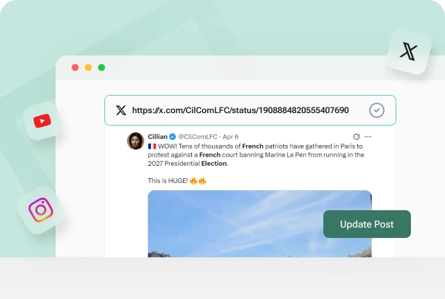 Social media updates feature in Live Blog for election coverage