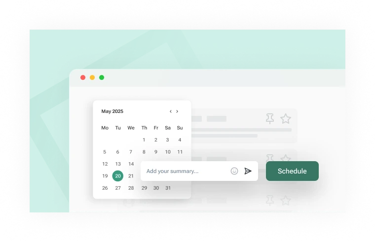 Reports & summaries feature in Live Blog for live events